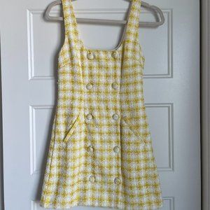 Revolve NBD Bergette Tweed Checkered Mini Dress